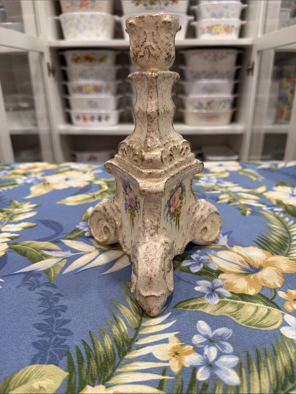 Vintage Vee Jackson candlestick holder
